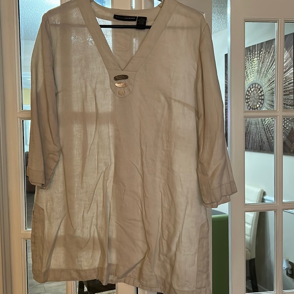 Grace Elements Linen Top - Picture 1 of 6